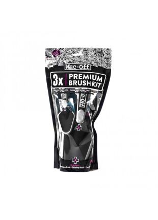 Borstelset Muc-Off, 3X Premium Brush kit