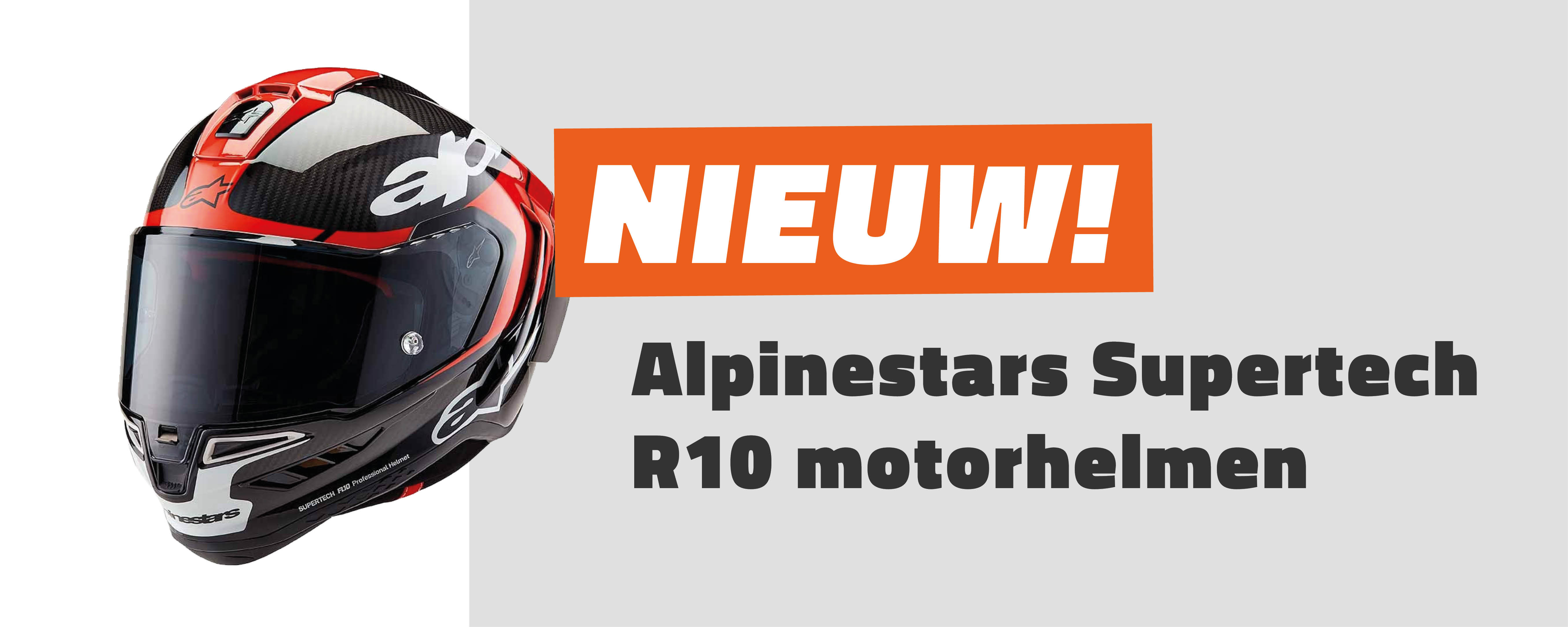 Nieuw binnen: Alpinestars Supertech R10 helmen!