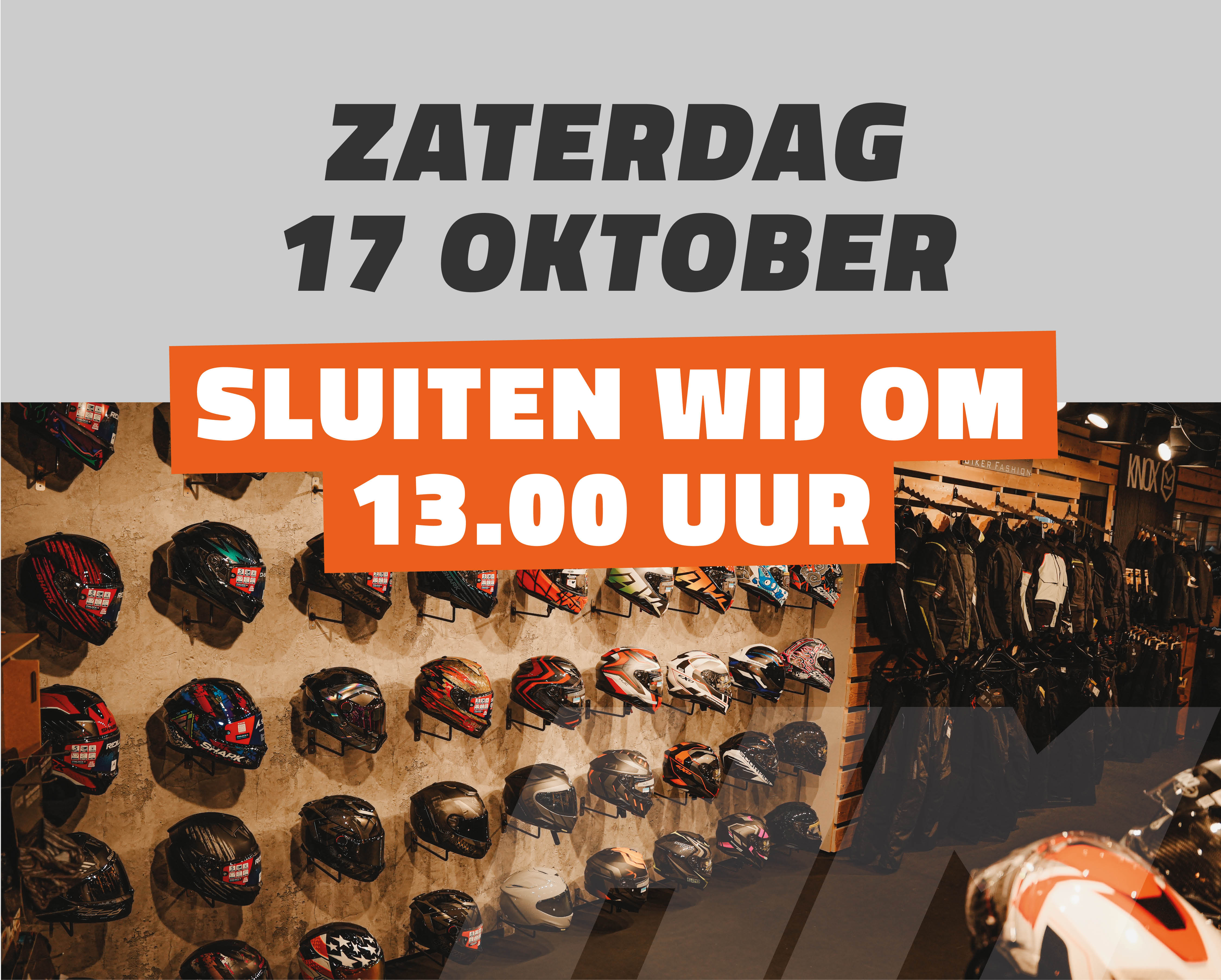 Aangepaste openingstijden bij Hofland Motoren