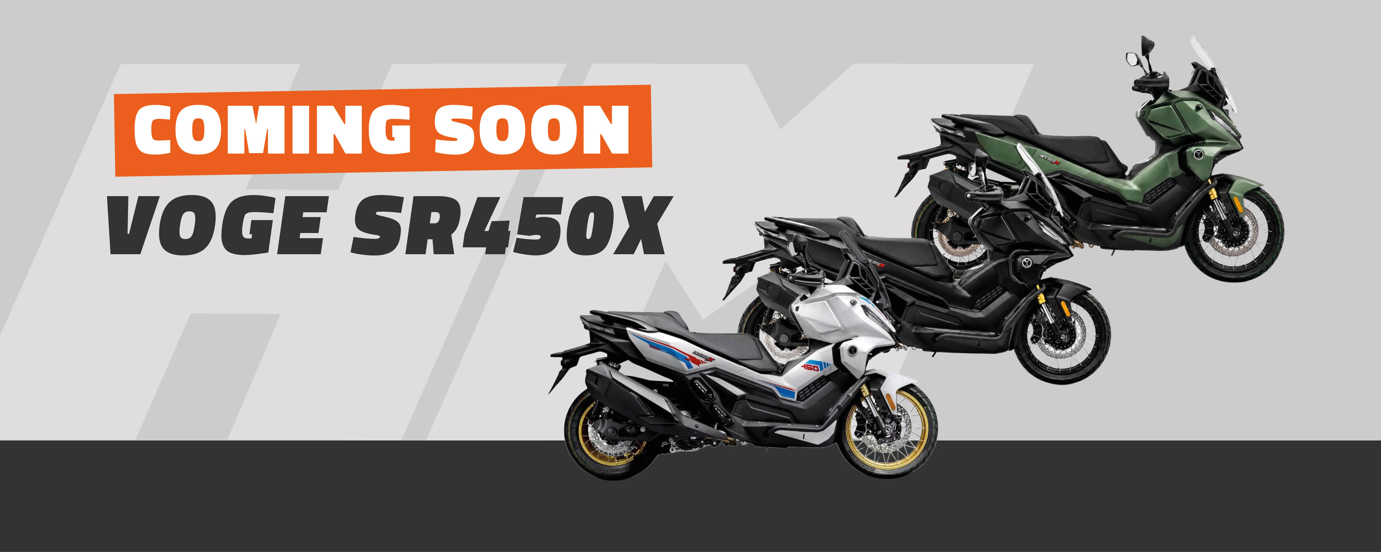 De nieuwe VOGE SR450X komt eraan!