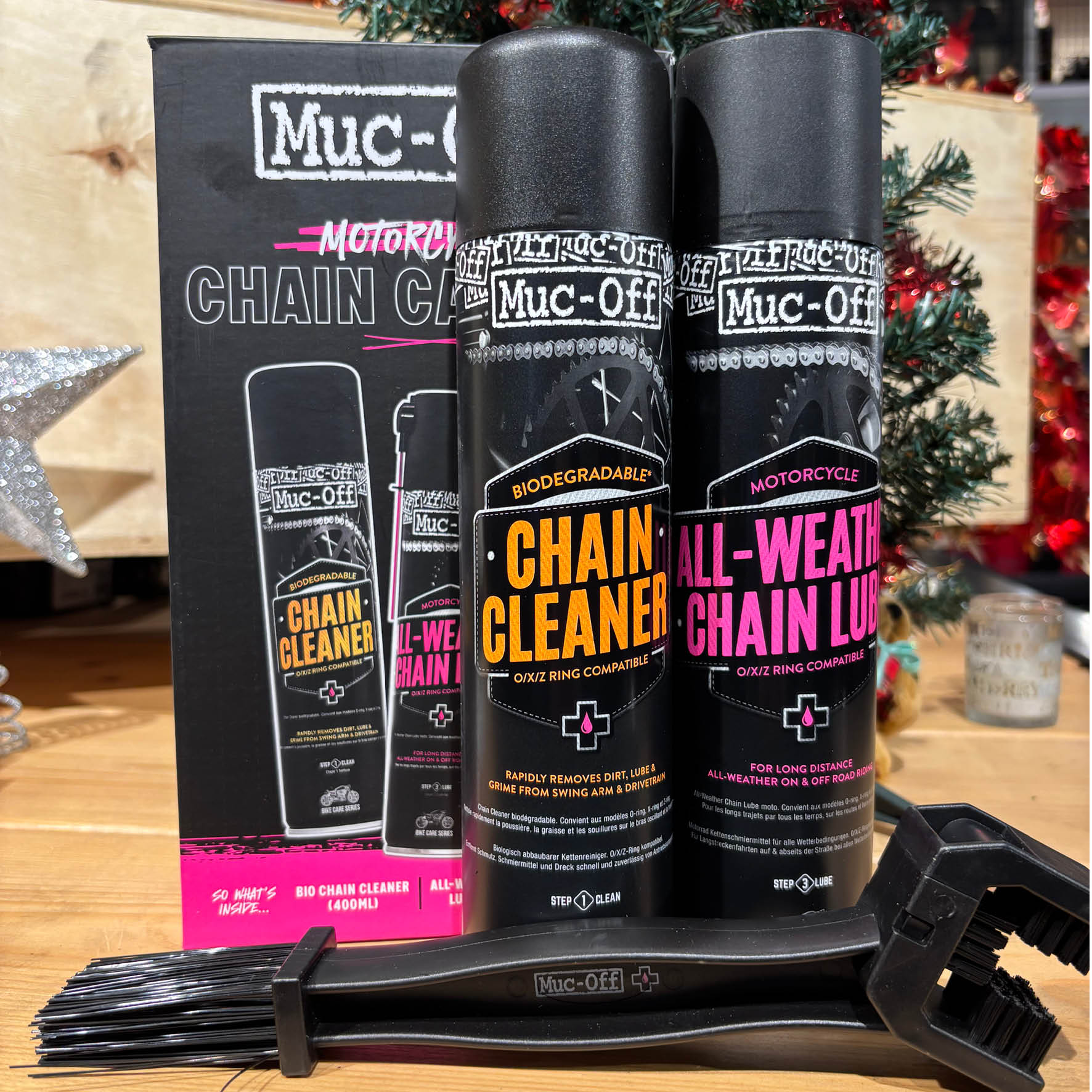 Houd je ketting en tandwielen in topconditie met de verzorgingsset van Muc-Off