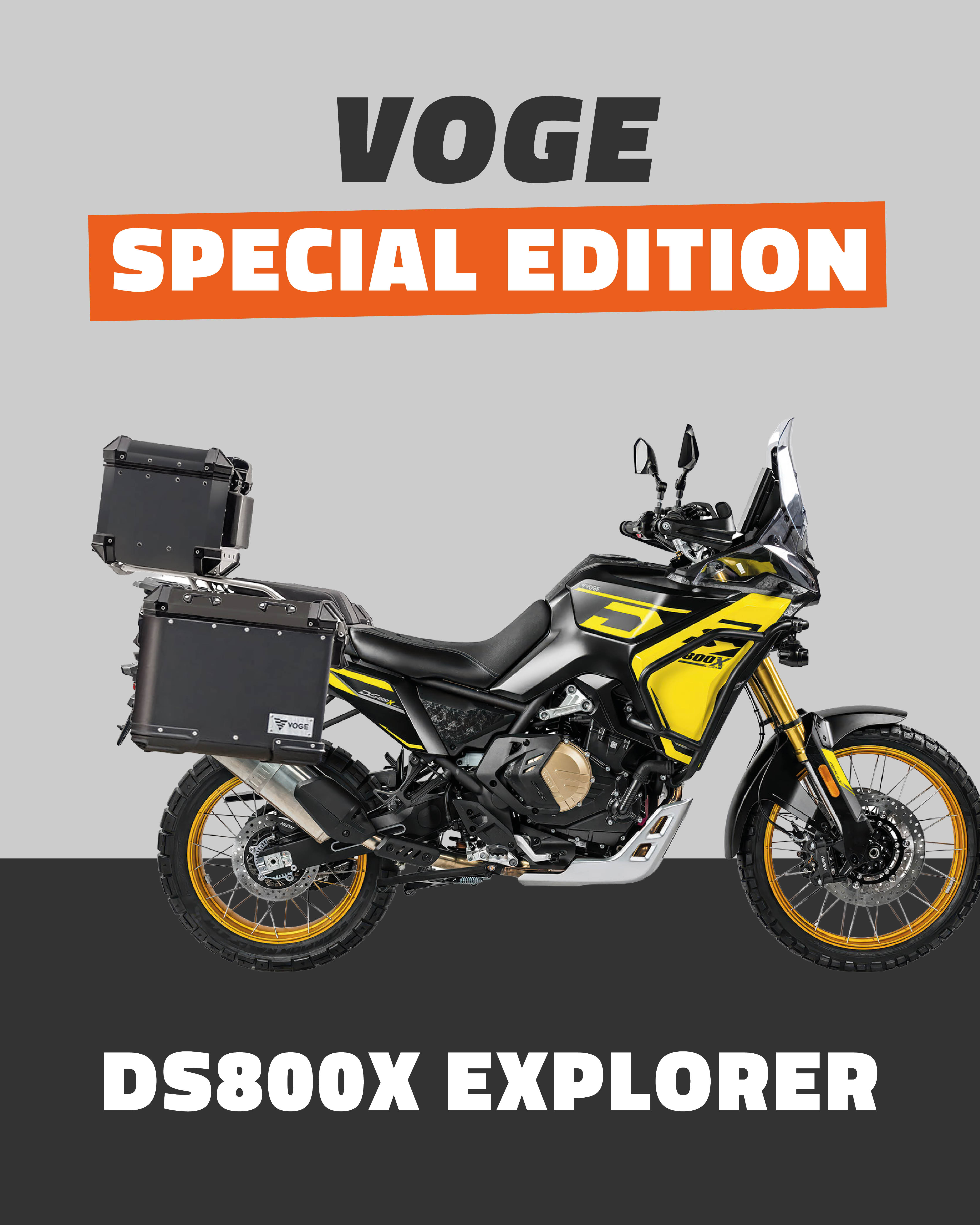 VOGE Special Editions: extra compleet op pad
