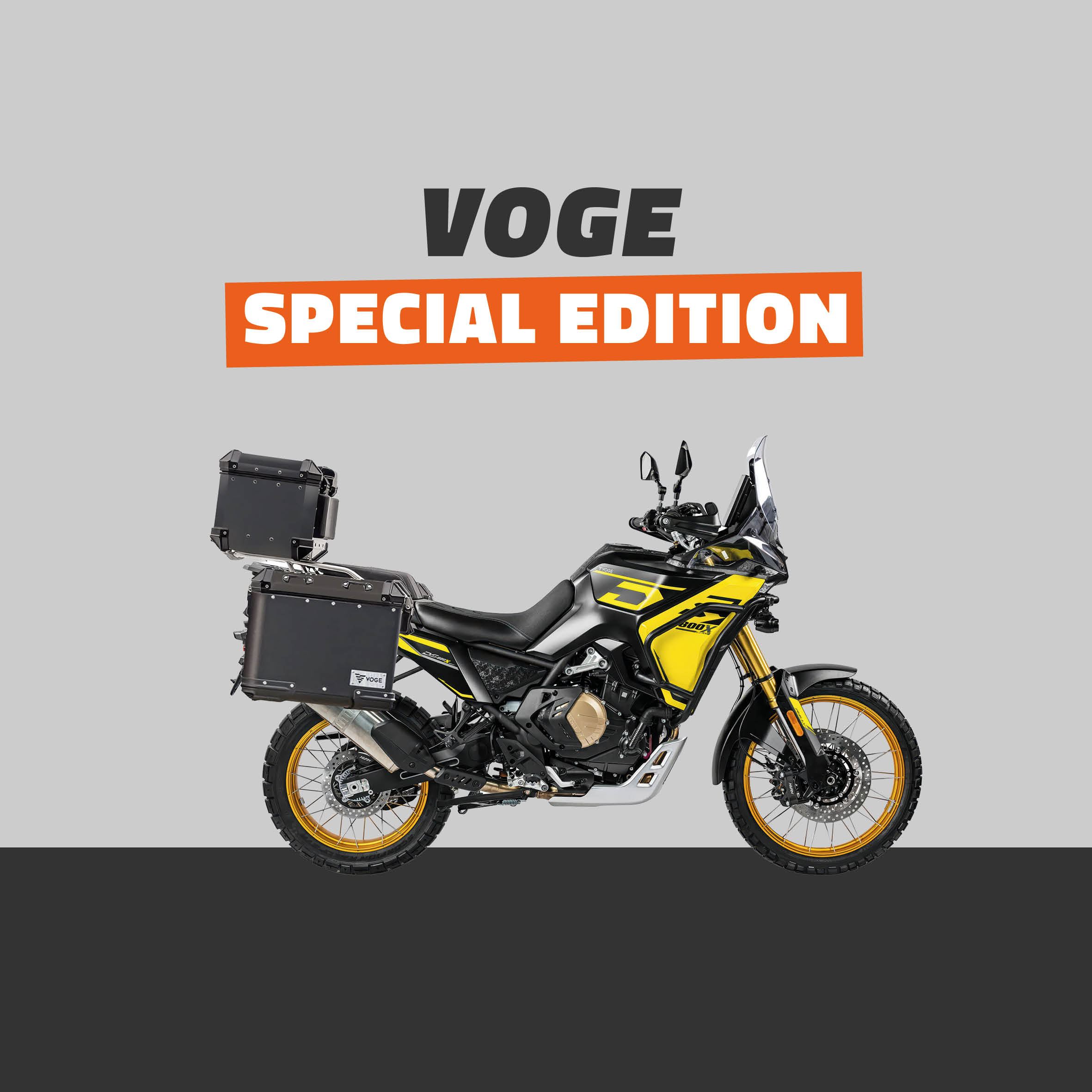 VOGE Special Editions: extra compleet op pad