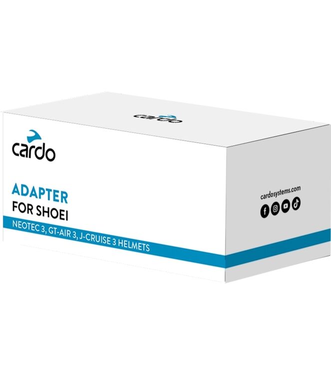 Cardo Packtalk Shoei adapter gen 3