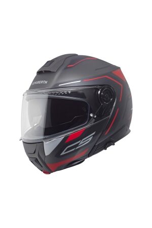 Schuberth C5 Omega zwart/rood