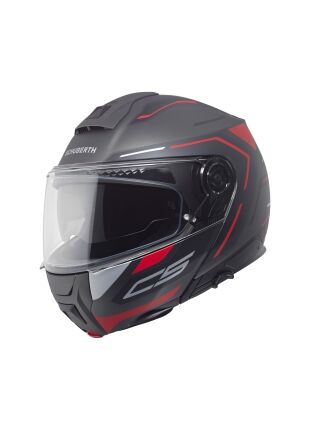 Schuberth C5 Omega zwart/rood
