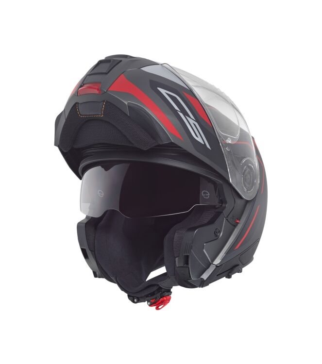 Schuberth C5 Omega zwart/rood