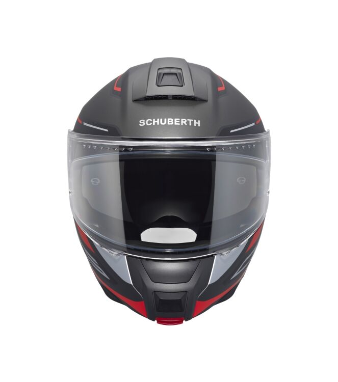 Schuberth C5 Omega zwart/rood