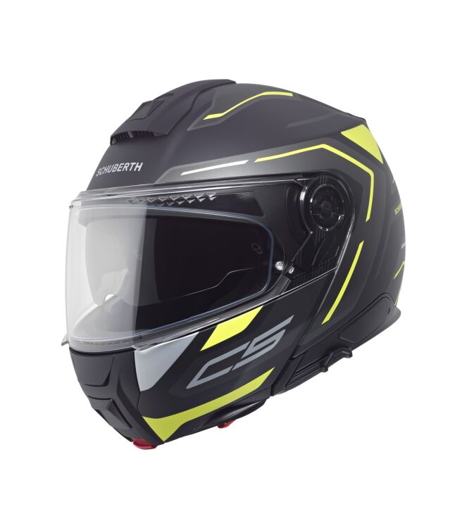Schuberth C5 Omega zwart/geel