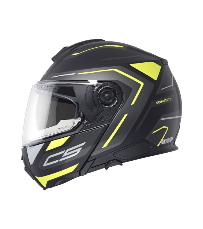 Schuberth C5 Omega zwart/geel
