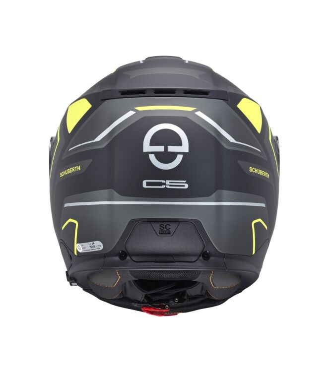 Schuberth C5 Omega zwart/geel
