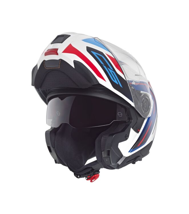 Schuberth C5 Omega wit - blauw