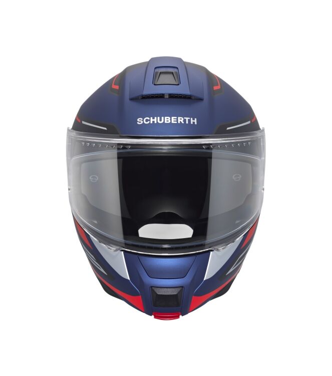 Schuberth C5 Omega blauw - rood