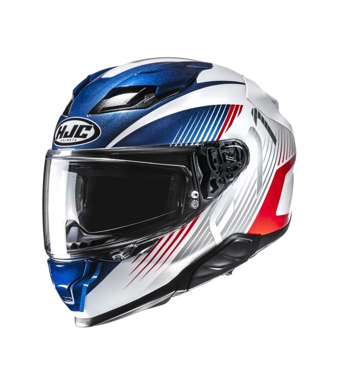 HJC F71 Catos Motorhelm wit - rood