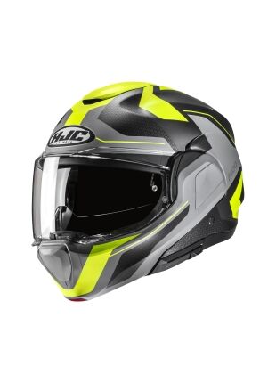 HJC F100 Bios Systeemhelm geel/grijs