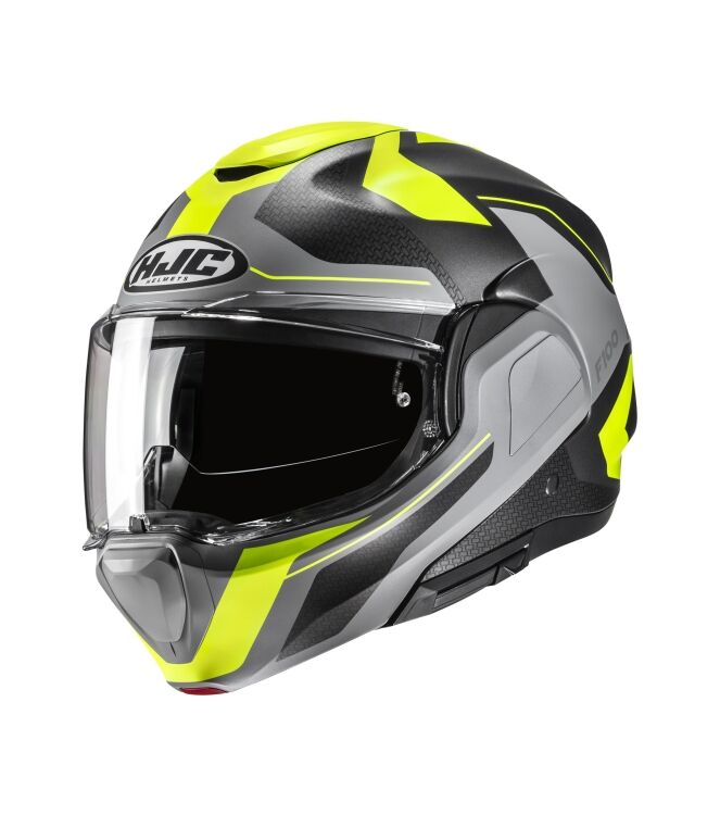 HJC F100 Bios Systeemhelm geel/grijs