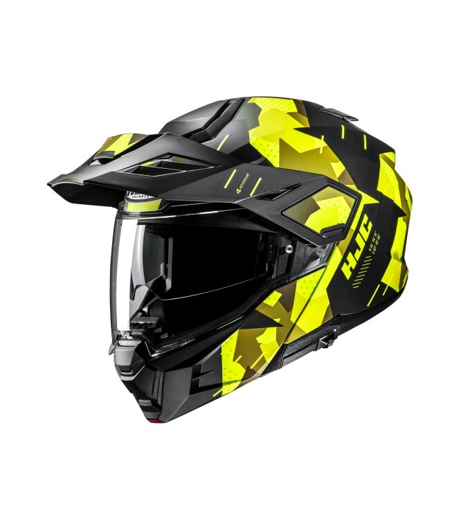 HJC i80 Roki Systeemhelm zwart/geel