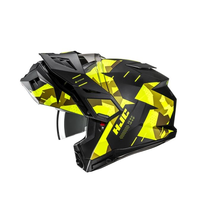 HJC i80 Roki Systeemhelm zwart/geel