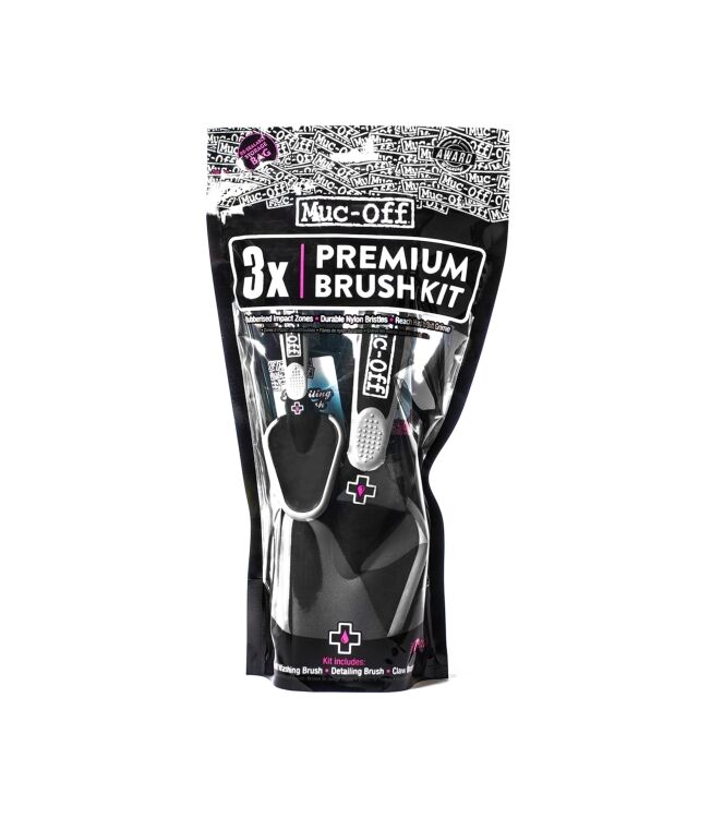 Muc-Off Premium Brush Kit 3x