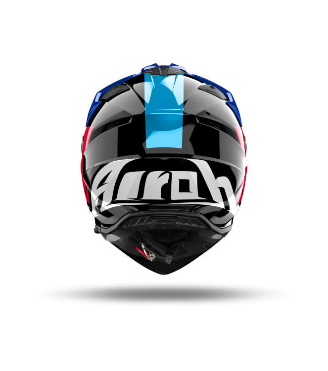 Motorhelm Airoh, Bandit Tune Blue Red gl