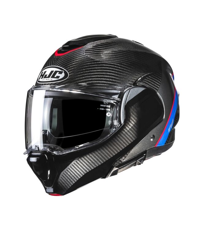 HJC F100 Carbon Stan zwart/blauw
