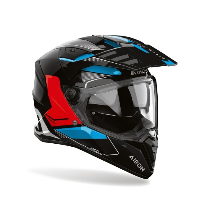 Motorhelm Airoh, BADX-X Tune Blue Red gl