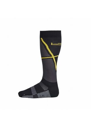 Lindstrands Cool Sock Black/Yellow 36-40