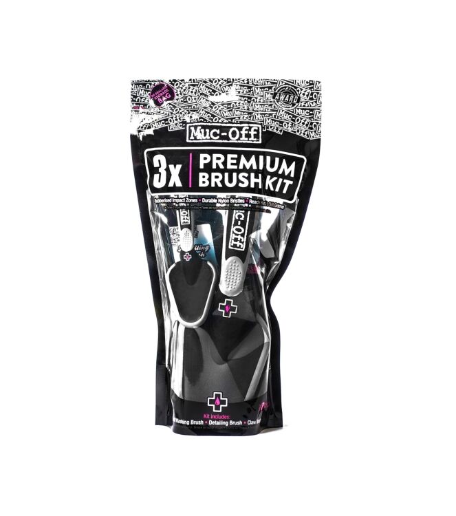 Borstelset Muc-Off, 3X Premium Brush kit