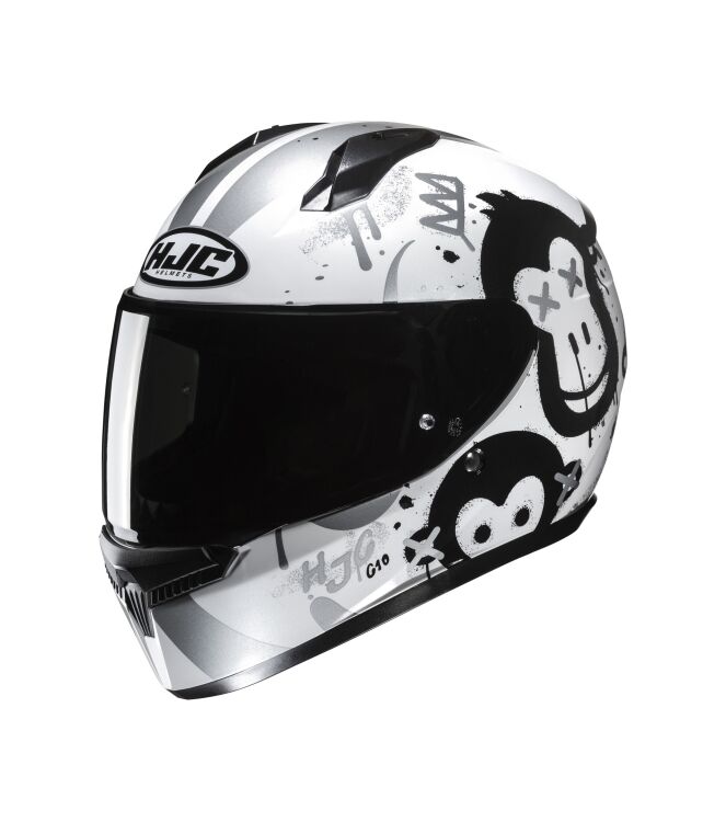 HJC C10 Geti zwart/wit