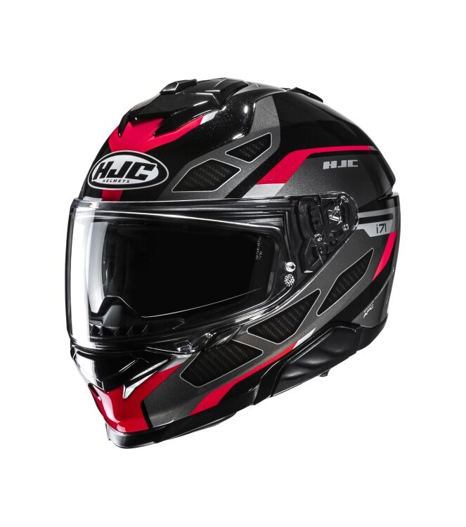 HJC i71 Zest Motorhelm zwart/rood