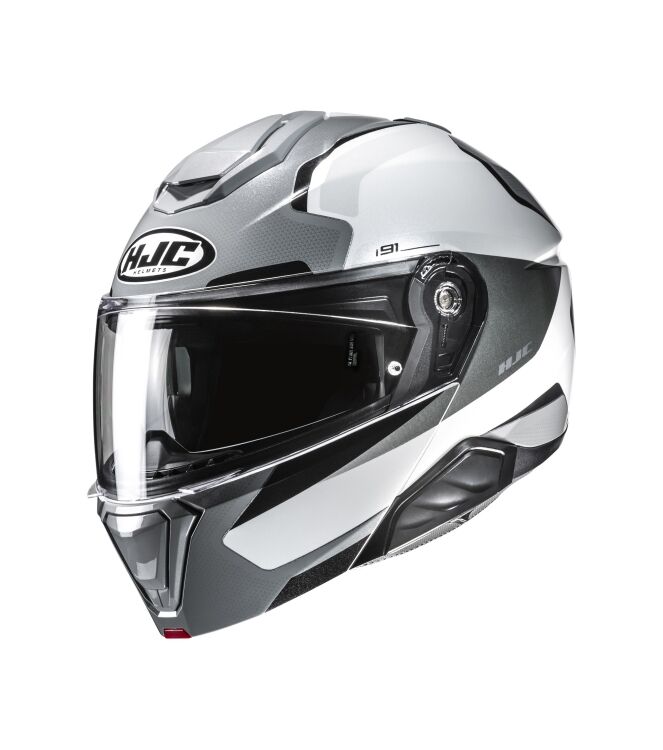 HJC I91 Felio Systeemhelm wit - grijs