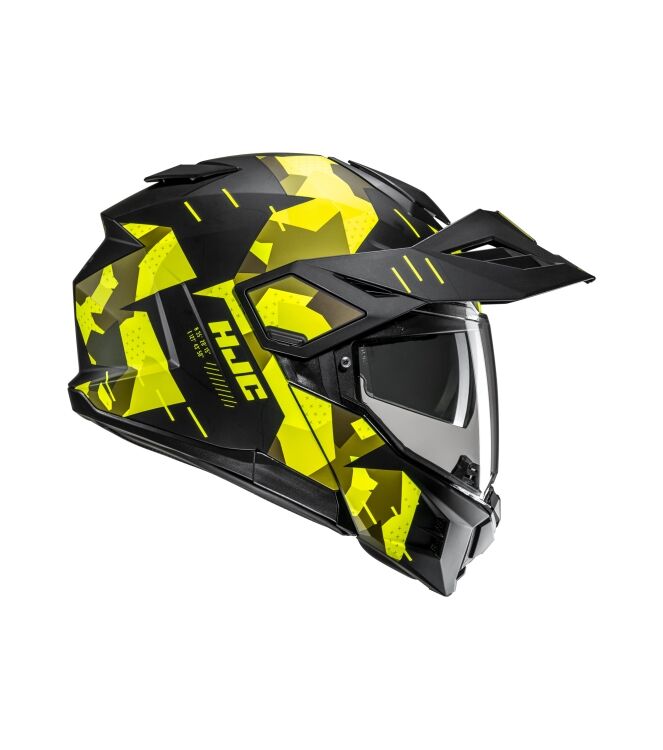 HJC i80 Roki Systeemhelm zwart/geel
