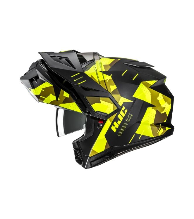 HJC i80 Roki Systeemhelm zwart/geel