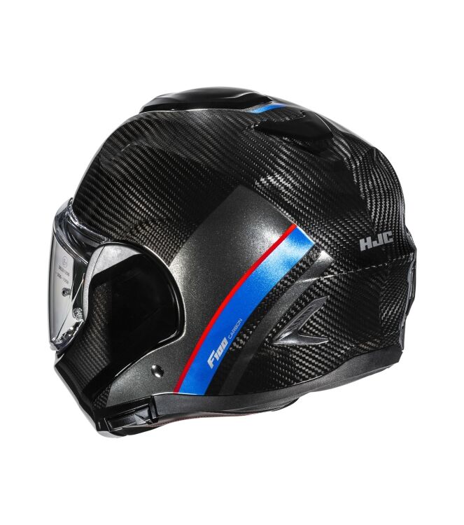 HJC F100 Carbon Stan zwart/blauw