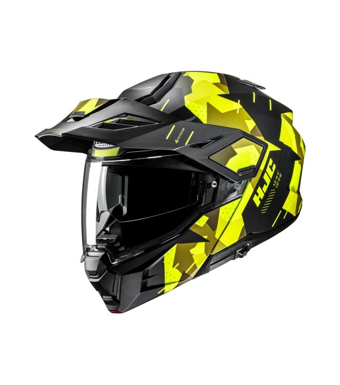 HJC i80 Roki Systeemhelm zwart/geel