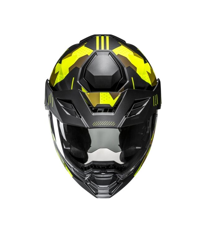 HJC i80 Roki Systeemhelm zwart/geel