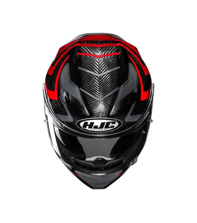 HJC F71 Carbon Nevio zwart/rood
