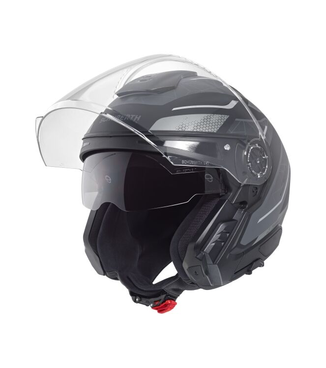 Motorhelm Schuberth, J2 Sigma Grey zwart - grijs