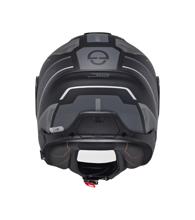 Motorhelm Schuberth, J2 Sigma Grey zwart - grijs