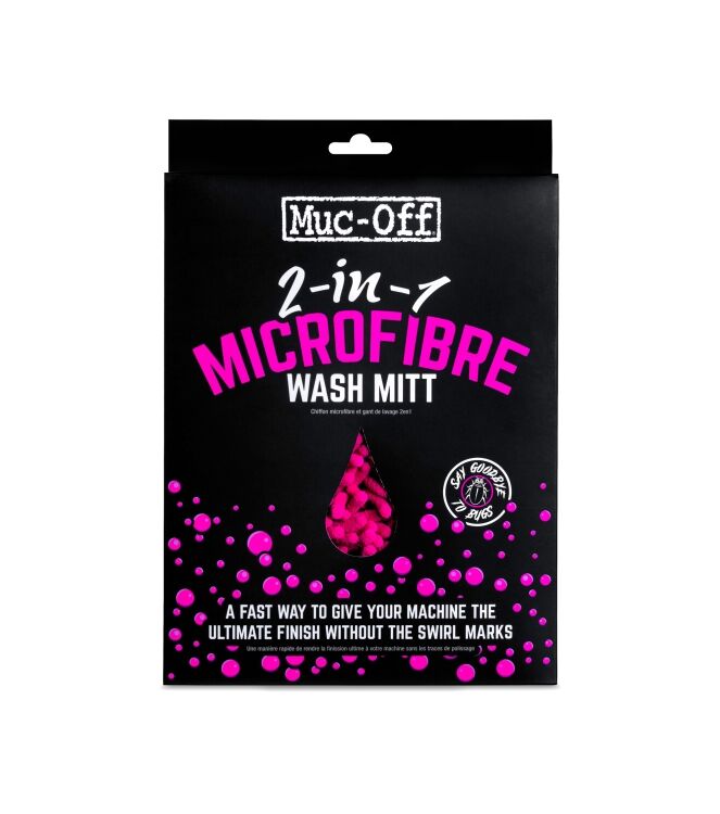Muc-Off Microvezel washandschoen 2 in1