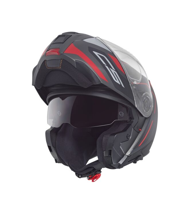 Schuberth C5 Omega zwart/rood