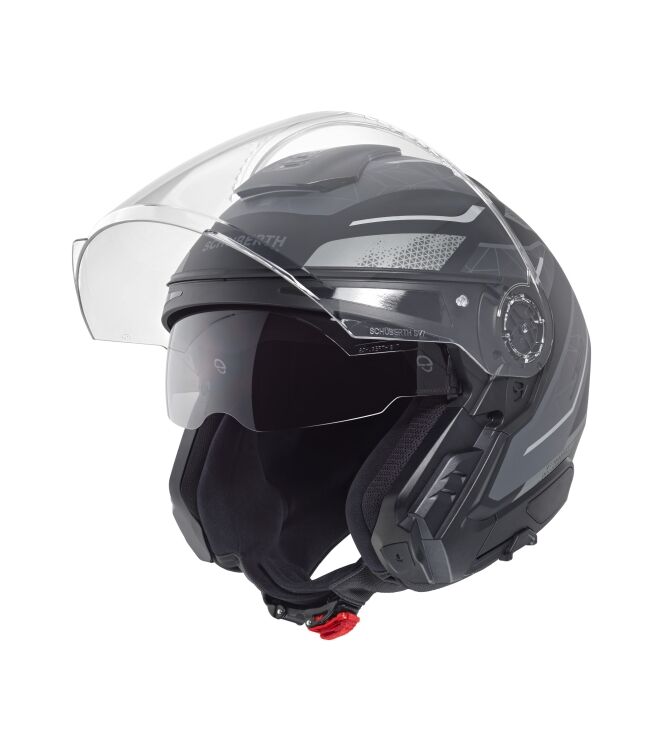 Motorhelm Schuberth, J2 Sigma Grey zwart - grijs