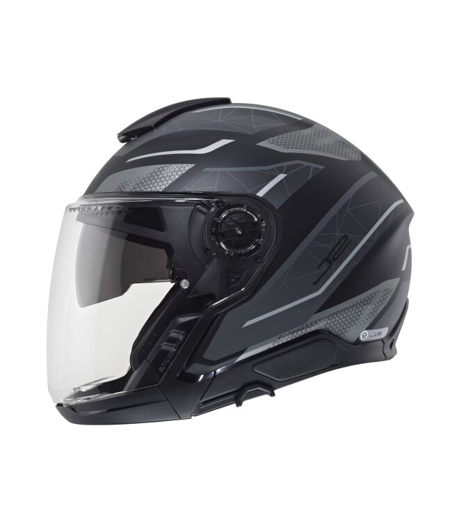 Motorhelm Schuberth, J2 Sigma Grey zwart - grijs