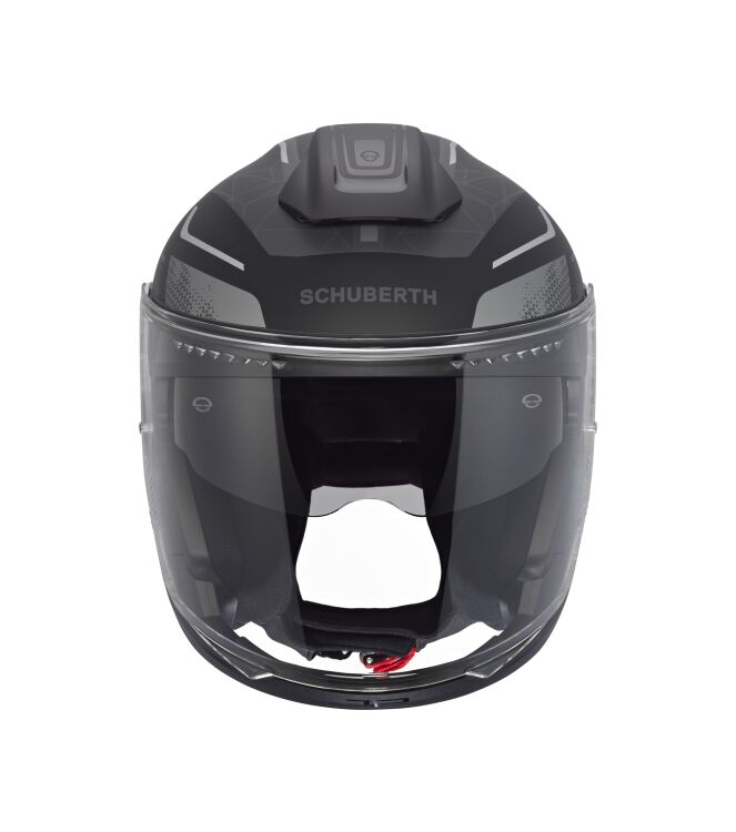 Motorhelm Schuberth, J2 Sigma Grey zwart - grijs
