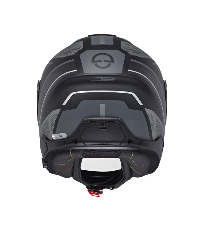 Motorhelm Schuberth, J2 Sigma Grey zwart - grijs