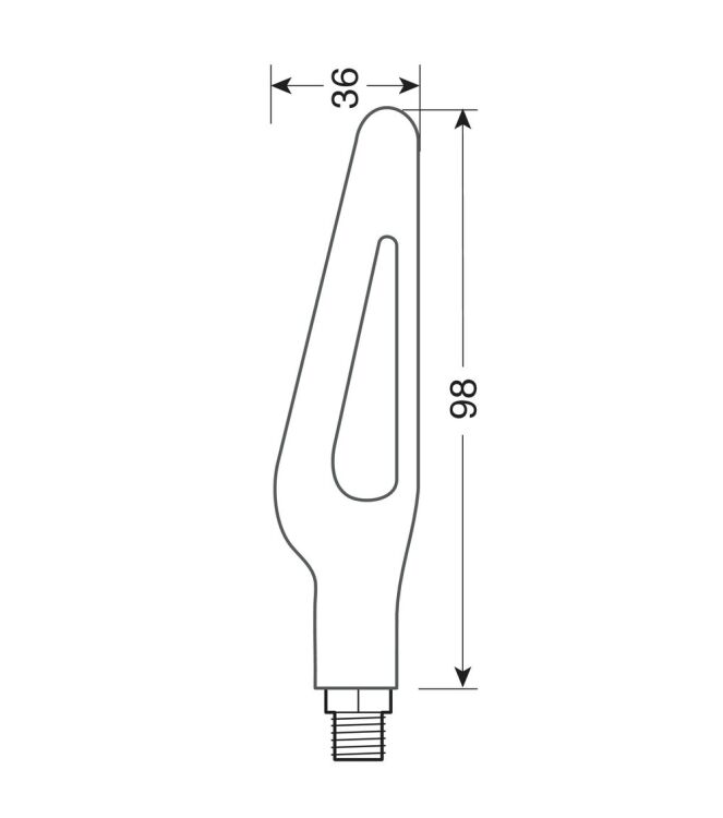 Lampa Glory SQ Led knipperlichten