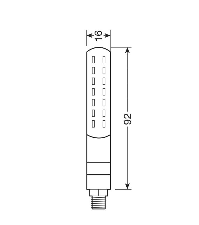 Lampa Line SQ Led Knipperlicht achterzij
