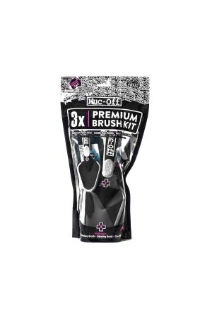 Borstelset Muc-Off, 3X Premium Brush kit