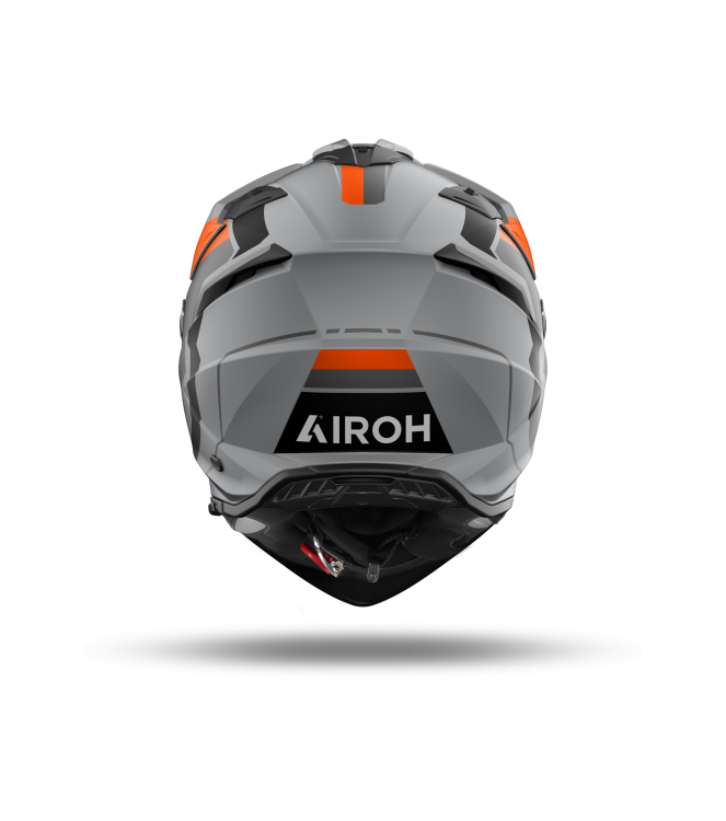 Motorhelm Airoh, Bandit Horn White gloss grijs - o