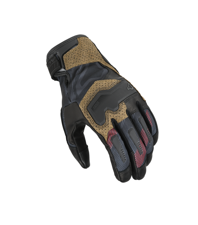 Motorhandschoen Macna, Haros 2.0 zwart - rood